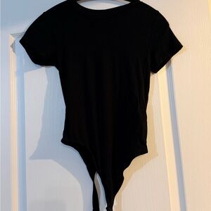 Wilfred Black Short Sleeve Bodysuit
